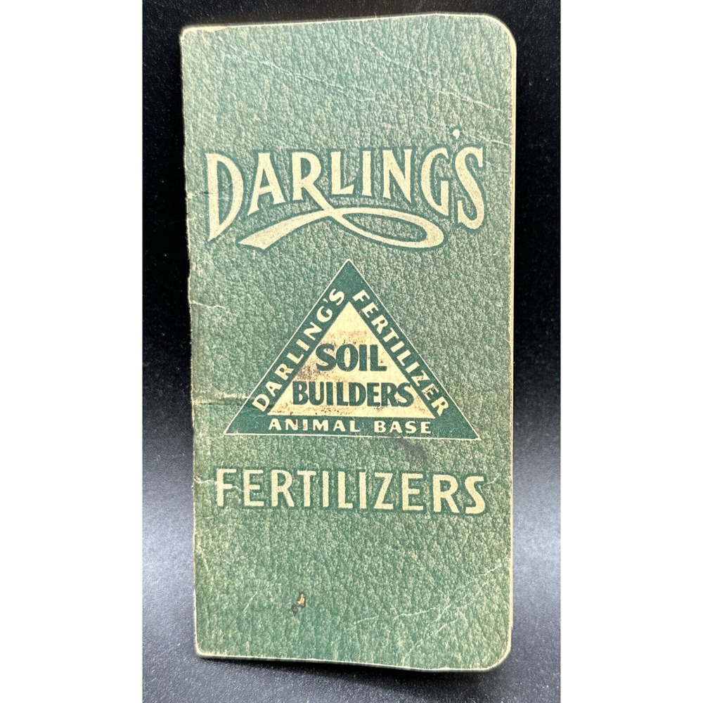 Fertilizer Farm Booklet Darlings Soil Builder Original 1940s Seed Feed -B1